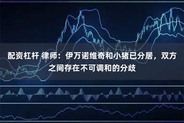 配资杠杆 律师：伊万诺维奇和小猪已分居，双方之间存在不可调和的分歧